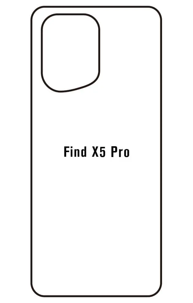 Oppo Find X5 Pro Zadní Hydrogel ochranná fólie