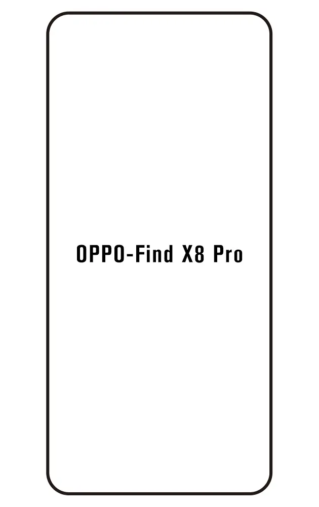 Oppo Find X8 Pro Přední Hydrogel ochranná fólie