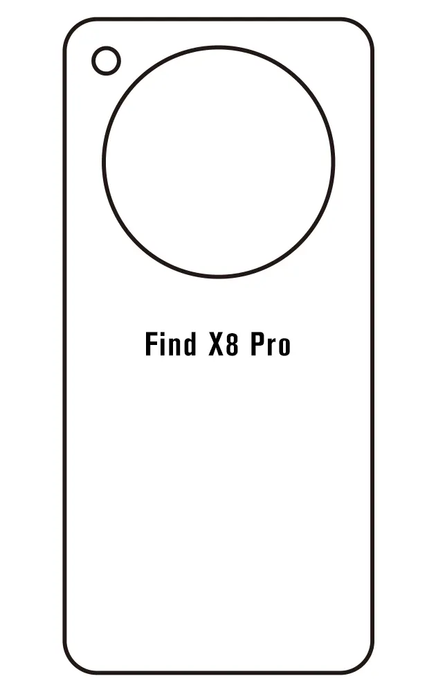 Oppo Find X8 Pro Zadní Hydrogel ochranná fólie