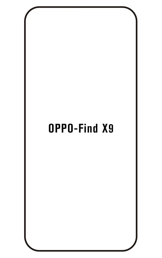 Oppo Find X9 Přední Hydrogel ochranná fólie