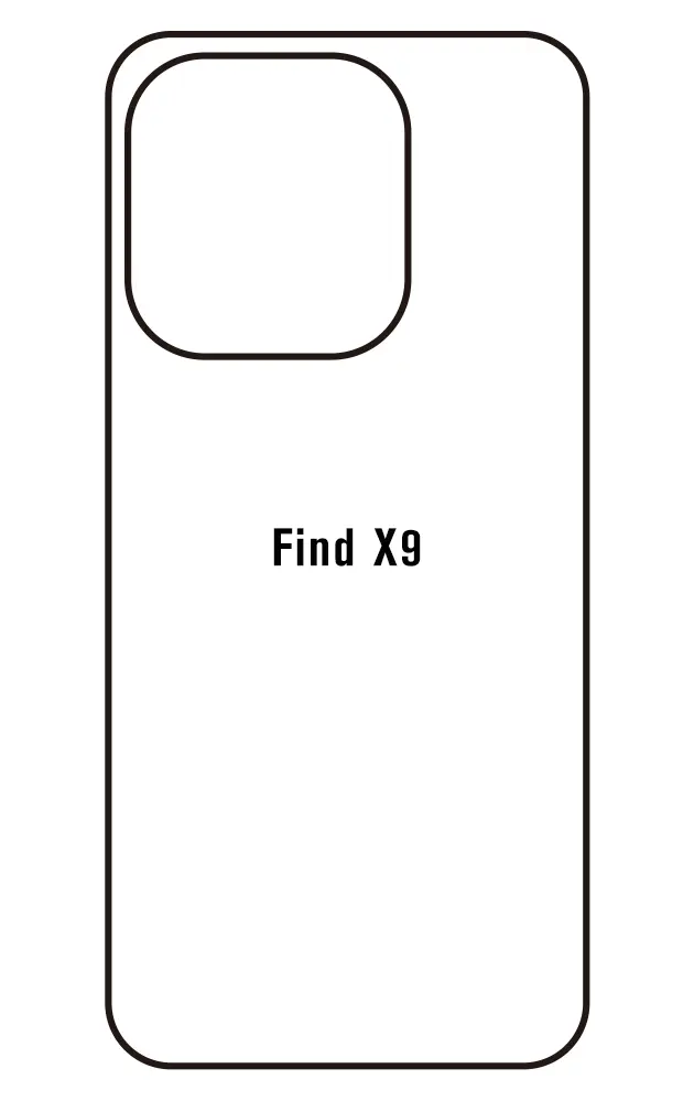 Oppo Find X9 Zadní Hydrogel ochranná fólie
