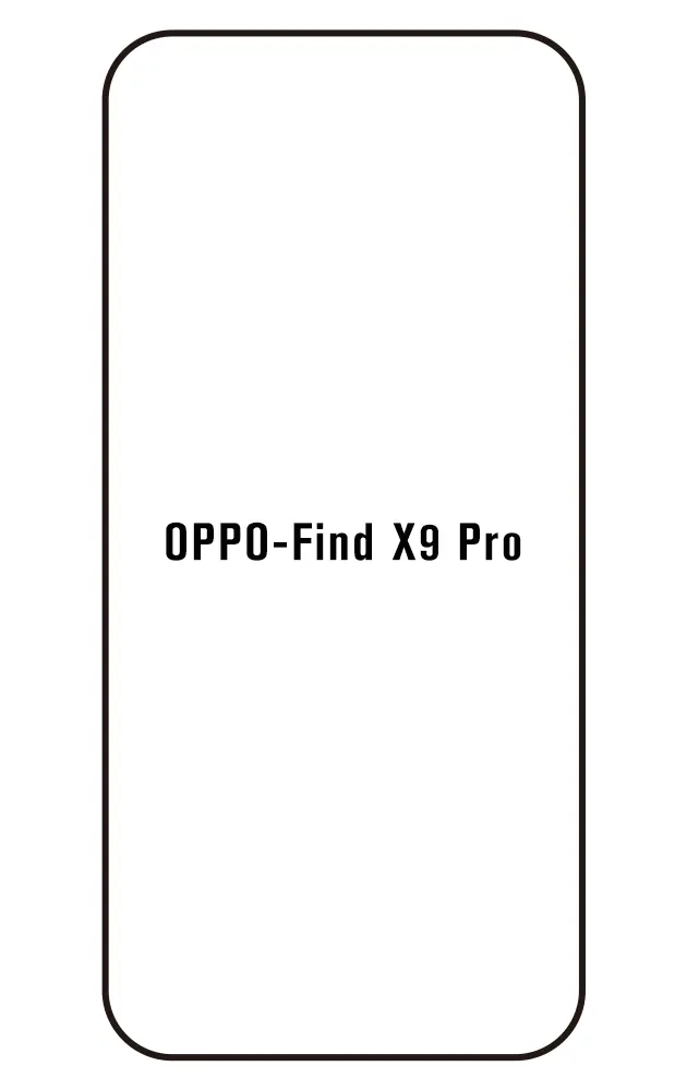 Oppo Find X9 Pro Přední Hydrogel ochranná fólie
