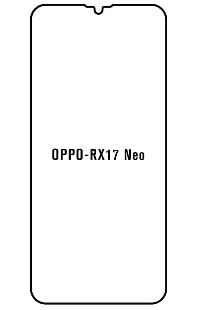 Oppo RX17 Neo Přední Hydrogel ochranná fólie