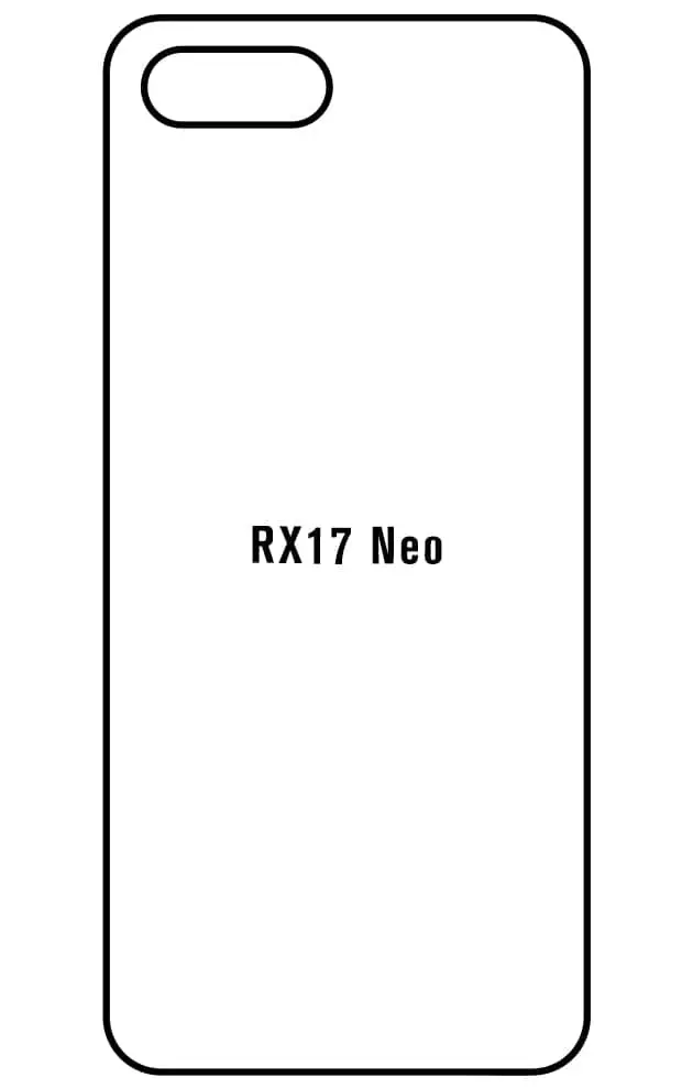 Oppo RX17 Neo Zadní Hydrogel ochranná fólie