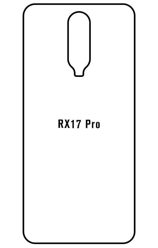 Oppo RX17 Pro Zadní Hydrogel ochranná fólie