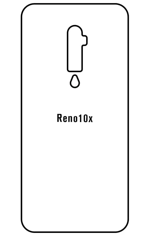 Oppo Reno 10x zoom Zadní Hydrogel ochranná fólie