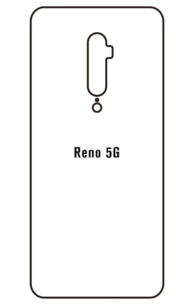 Oppo Reno 5G Zadní Hydrogel ochranná fólie