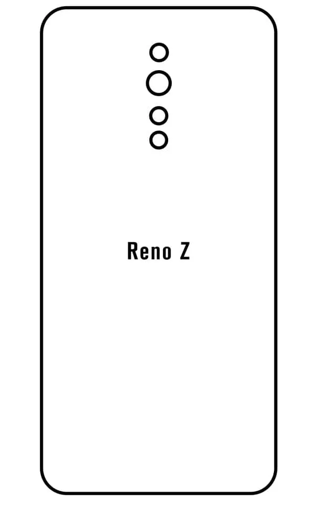 Oppo Reno Z Zadní Hydrogel ochranná fólie