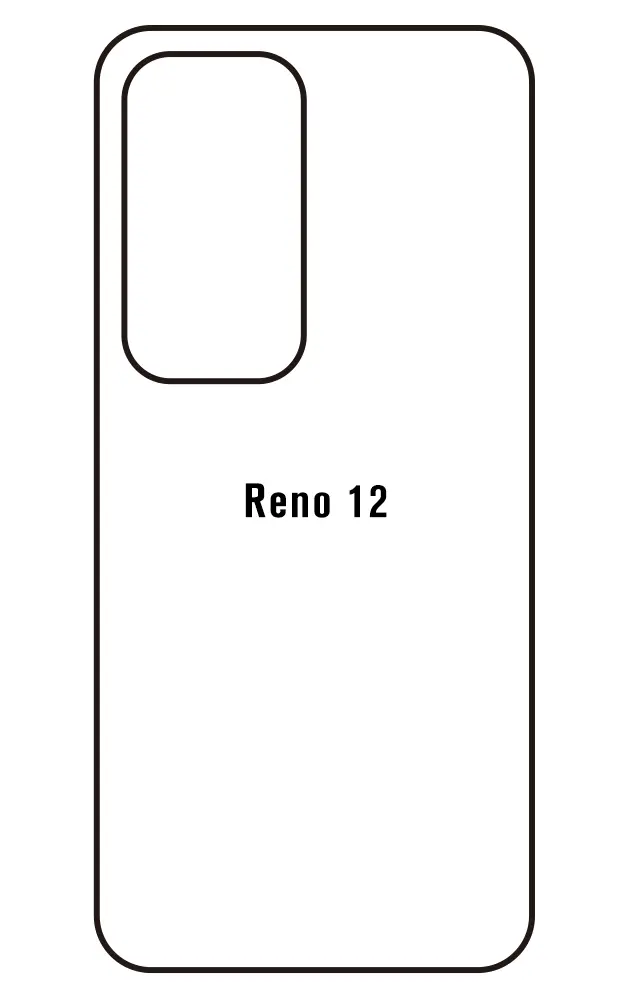 Oppo Reno12 5G Zadní Hydrogel ochranná fólie