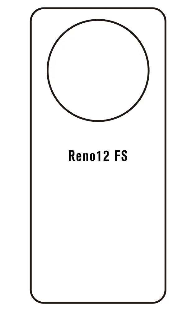 Oppo Reno12 FS 5G Zadní Hydrogel ochranná fólie