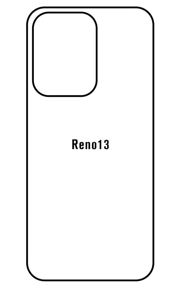 Oppo Reno13 Zadní Hydrogel ochranná fólie
