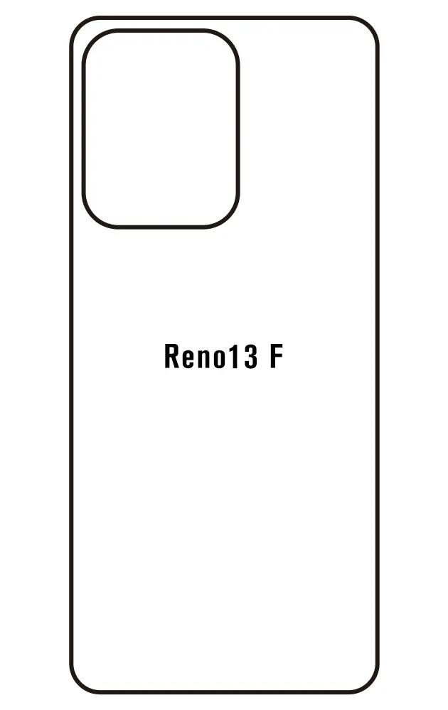 Oppo Reno13 F Zadní Hydrogel ochranná fólie