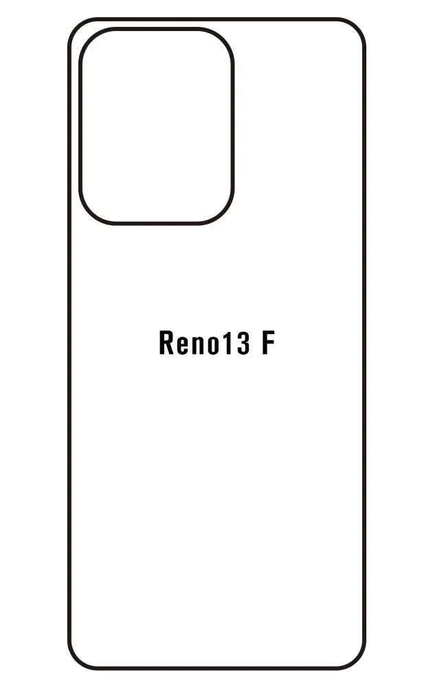 Oppo Reno13 F 5G Zadní Hydrogel ochranná fólie