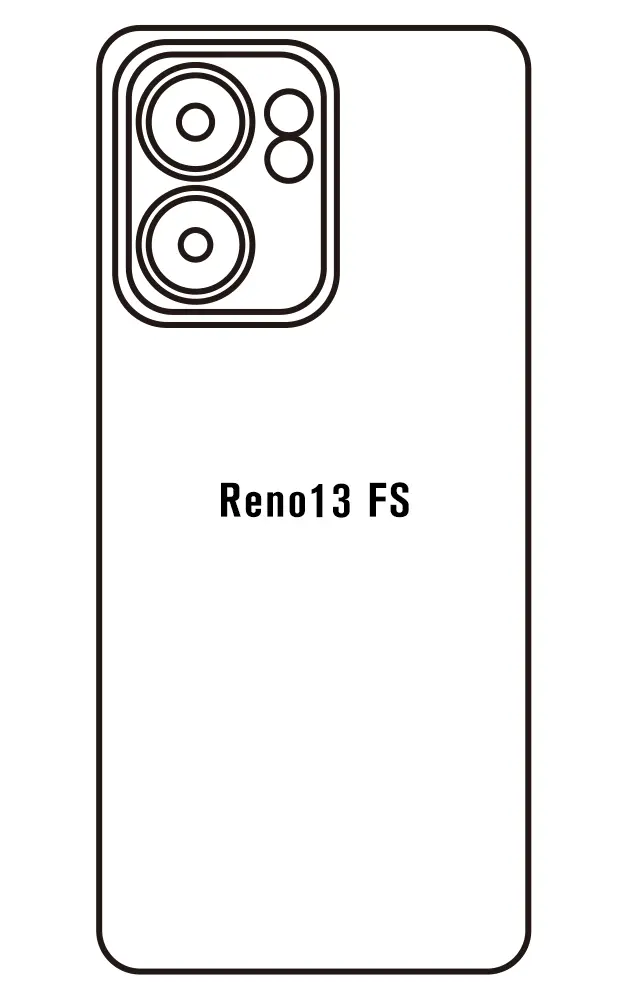 Oppo Reno13 FS 5G Zadní Hydrogel ochranná fólie