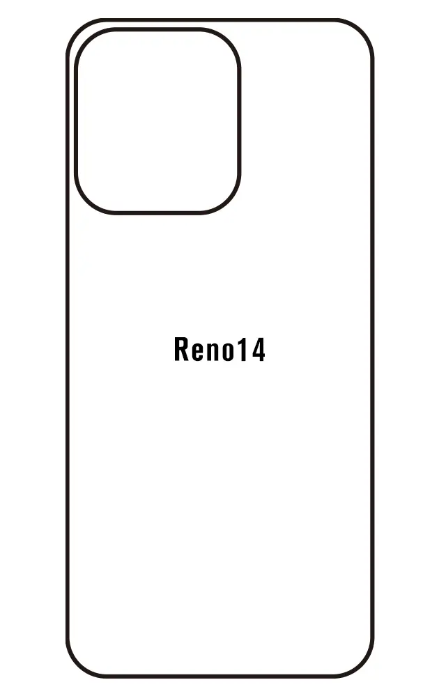 Oppo Reno14 Zadní Hydrogel ochranná fólie