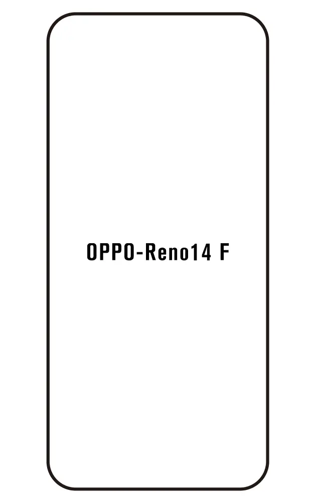 Oppo Reno14 F 5G Přední Hydrogel ochranná fólie