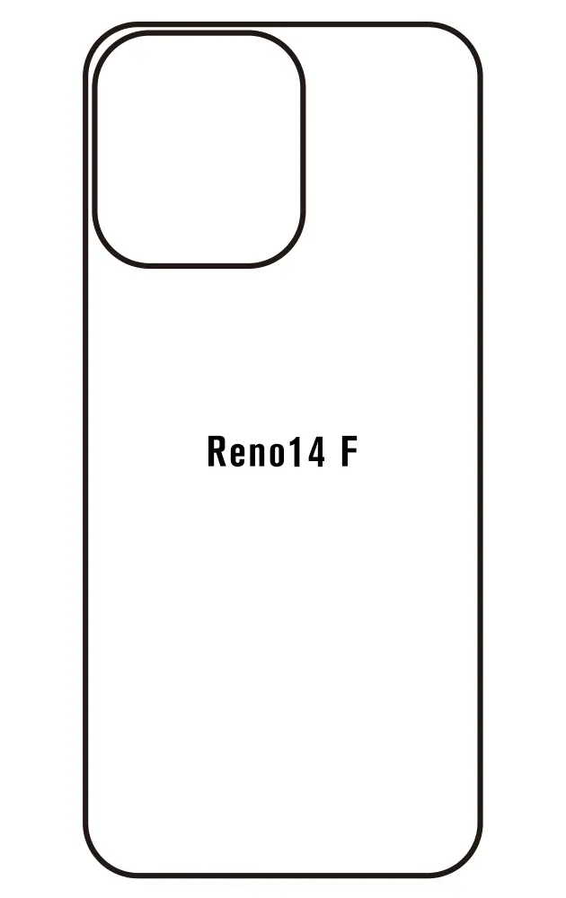 Oppo Reno14 F 5G Zadní Hydrogel ochranná fólie