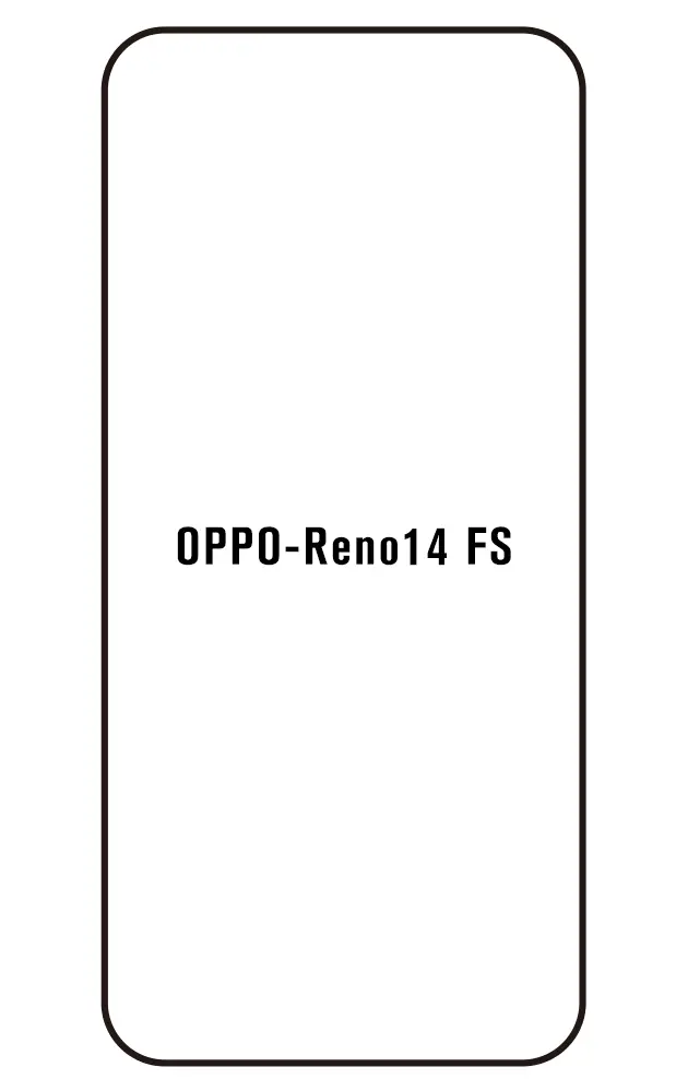 Oppo Reno14 FS 5G Přední Hydrogel ochranná fólie