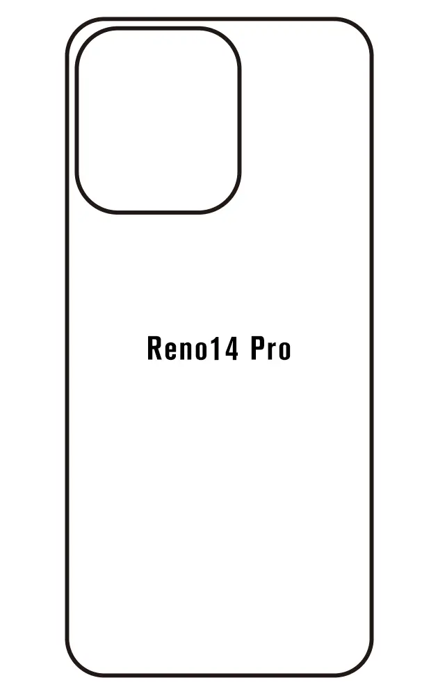 Oppo Reno14 Pro Zadní Hydrogel ochranná fólie
