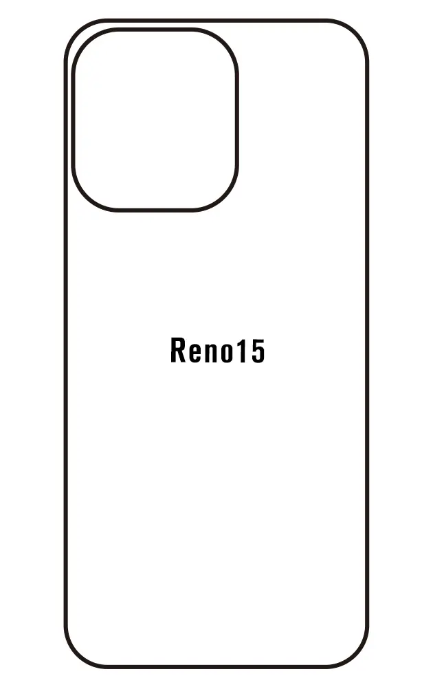 Oppo Reno15 5G Zadní Hydrogel ochranná fólie
