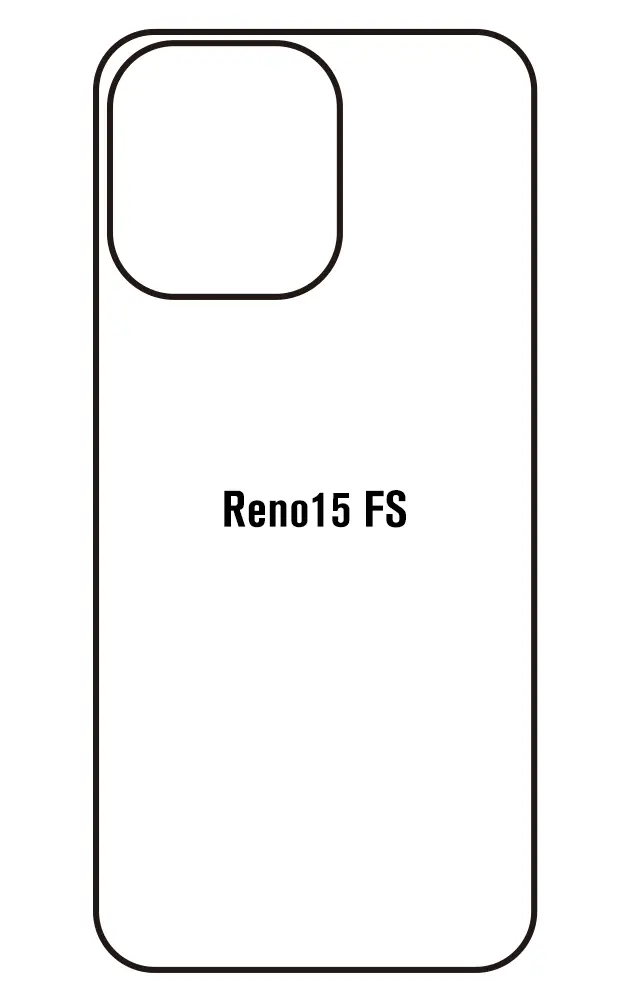Oppo Reno15 FS Zadní Hydrogel ochranná fólie