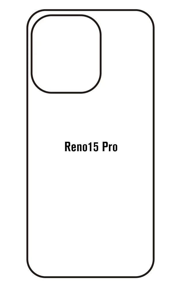 Oppo Reno15 Pro 5G Zadní Hydrogel ochranná fólie