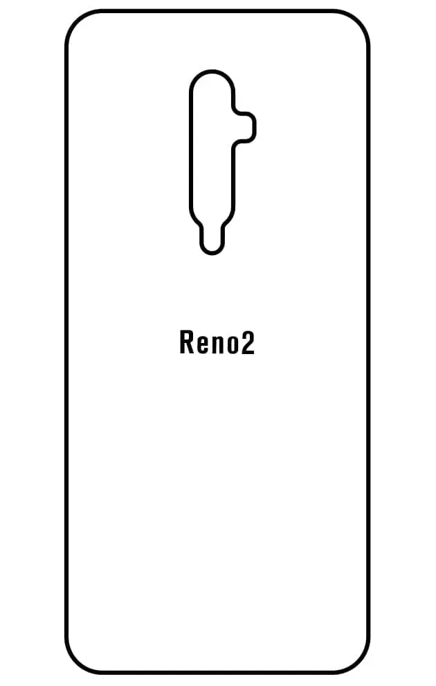 Oppo Reno2 Zadní Hydrogel ochranná fólie