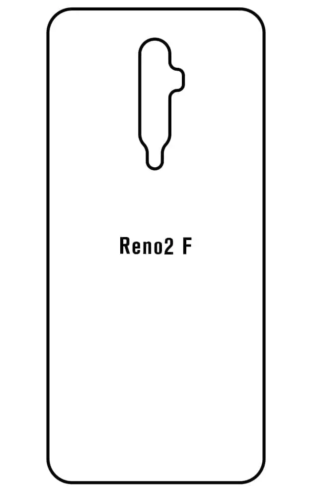 Oppo Reno2 F Zadní Hydrogel ochranná fólie