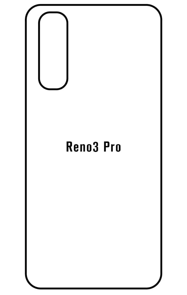 Oppo Reno3 Pro Zadní Hydrogel ochranná fólie