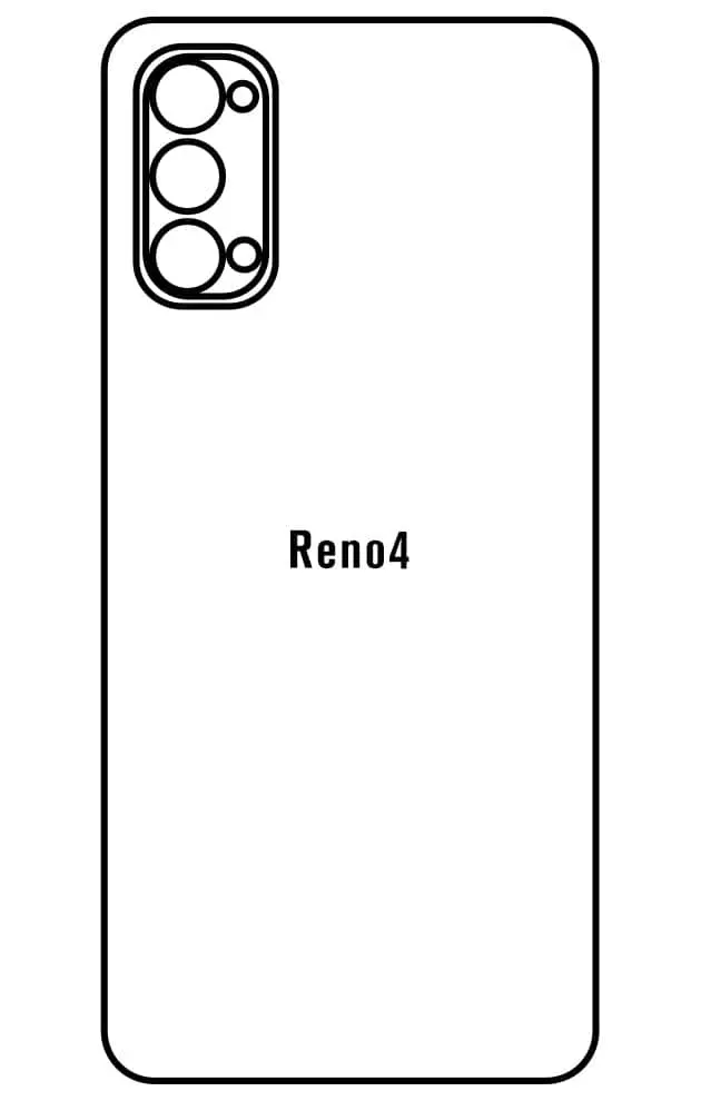 Oppo Reno4 5G Zadní Hydrogel ochranná fólie
