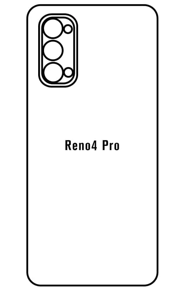 Oppo Reno4 Pro 5G Zadní Hydrogel ochranná fólie