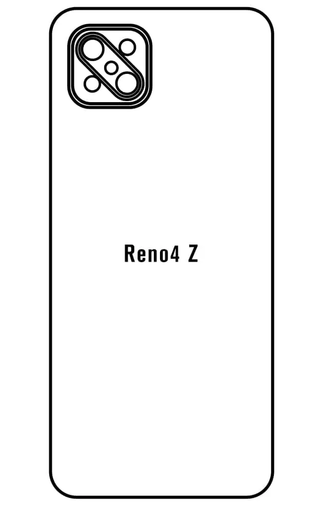 Oppo Reno4 Z Zadní Hydrogel ochranná fólie