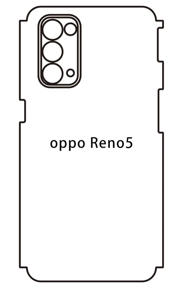 Oppo Reno5 5G Zadní Hydrogel ochranná fólie