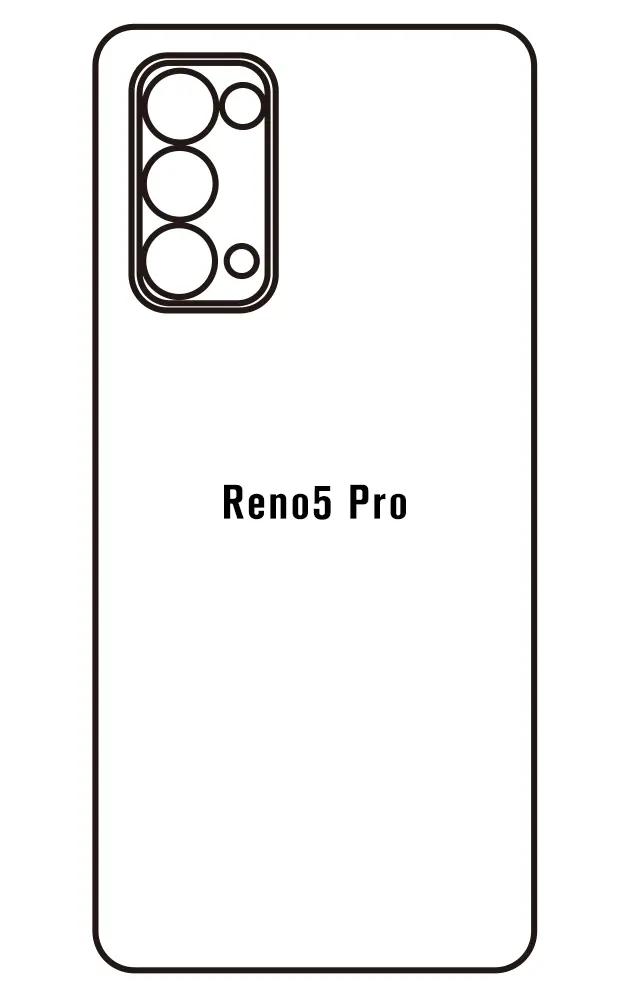 Oppo Reno5 Pro 5G Zadní Hydrogel ochranná fólie