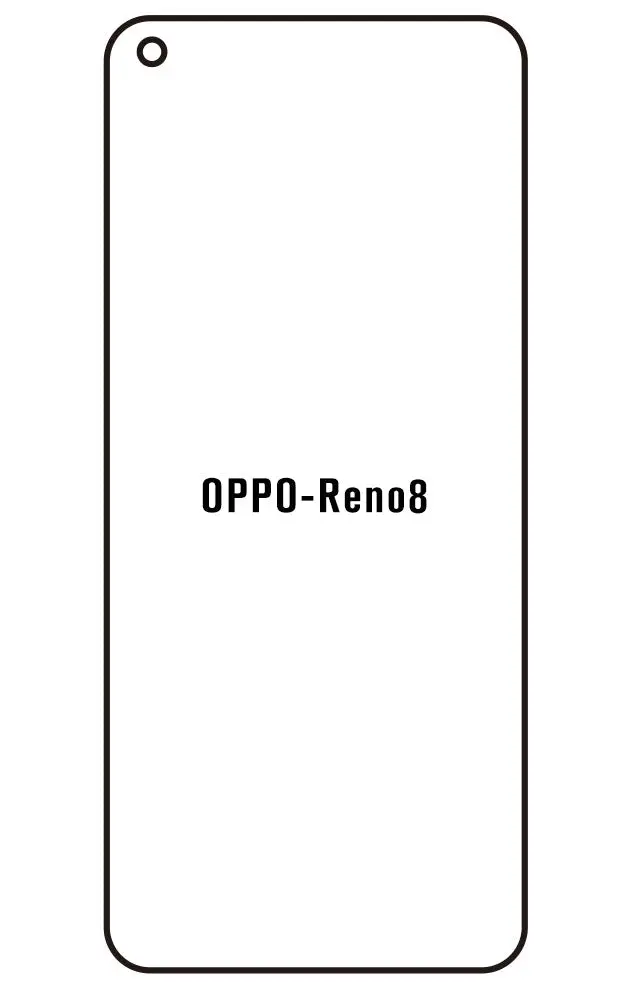 Oppo Reno8 Přední Hydrogel ochranná fólie