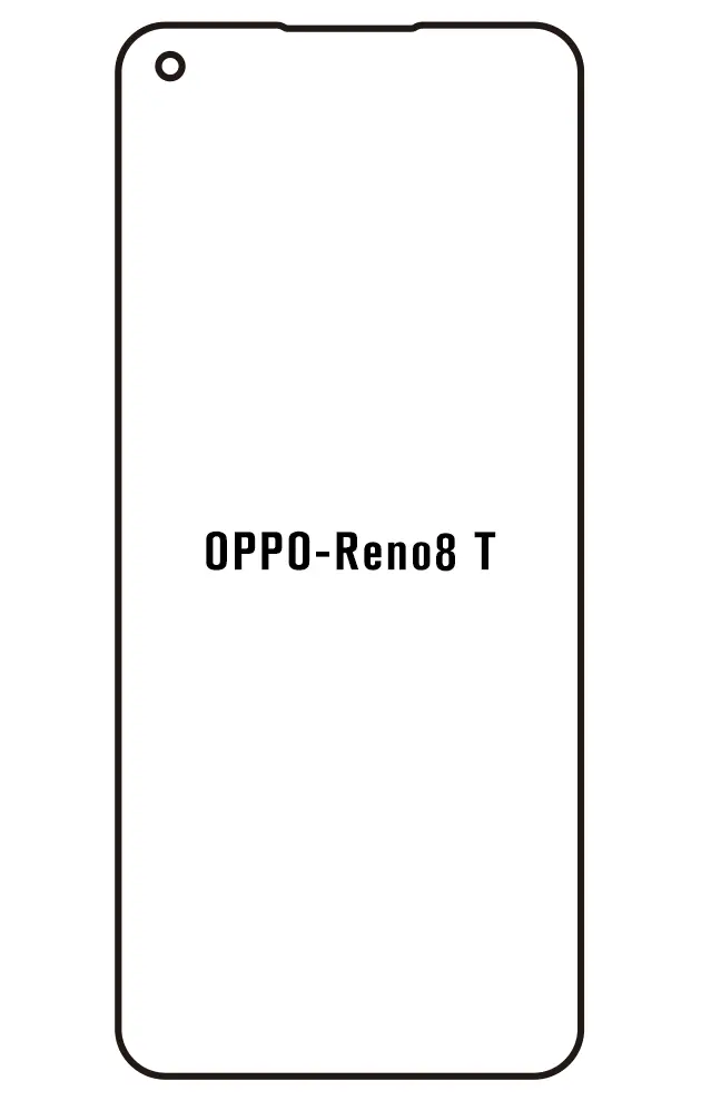 Oppo Reno8 T 4G Přední Hydrogel ochranná fólie
