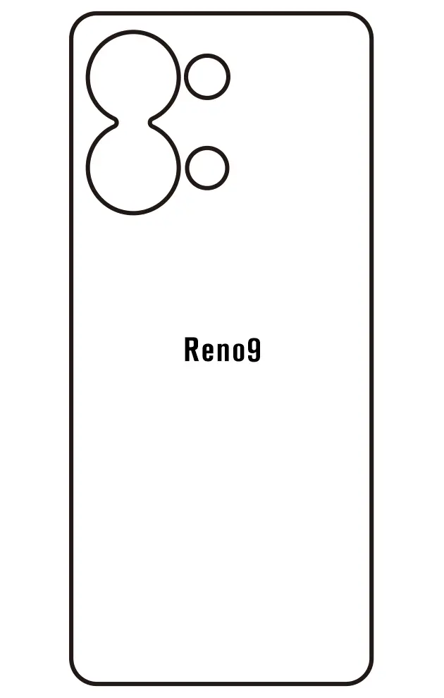 Oppo Reno9 Zadní Hydrogel ochranná fólie