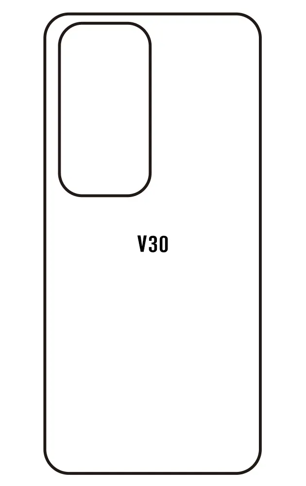 Vivo V30 5G Zadní Hydrogel ochranná fólie