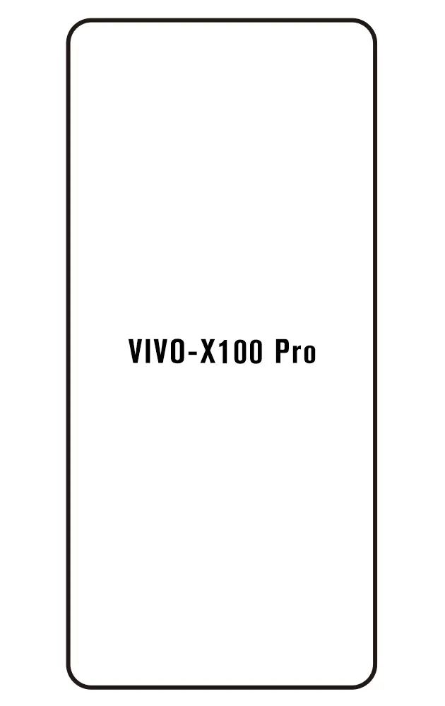 Vivo X100 Pro Přední Hydrogel ochranná fólie