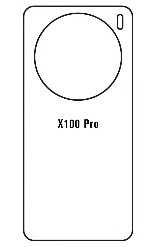 Vivo X100 Pro Zadní Hydrogel ochranná fólie