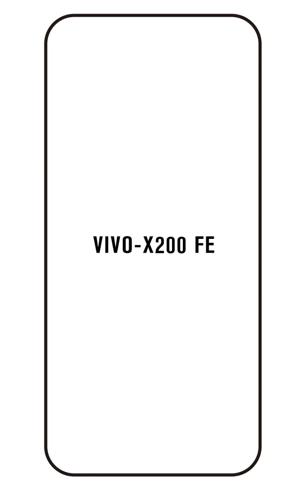 Vivo X200 FE Přední Hydrogel ochranná fólie
