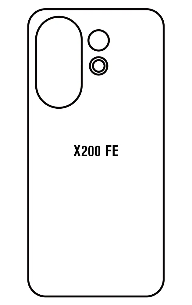 Vivo X200 FE Zadní Hydrogel ochranná fólie