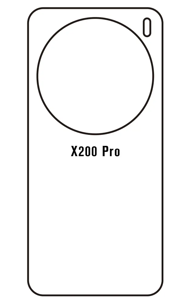 Vivo X200 Pro Zadní Hydrogel ochranná fólie
