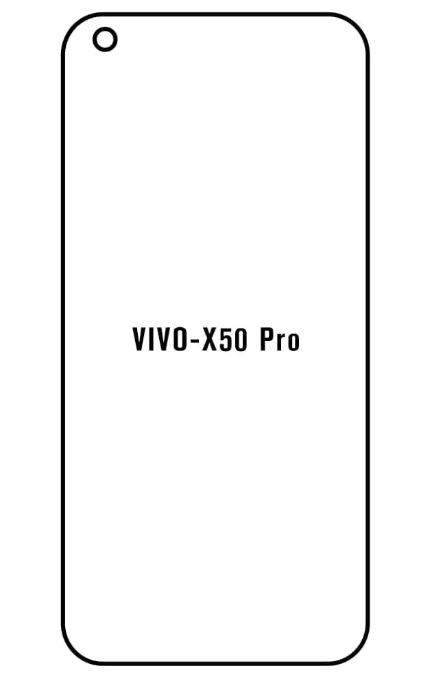 Vivo X50 Pro Přední Hydrogel ochranná fólie