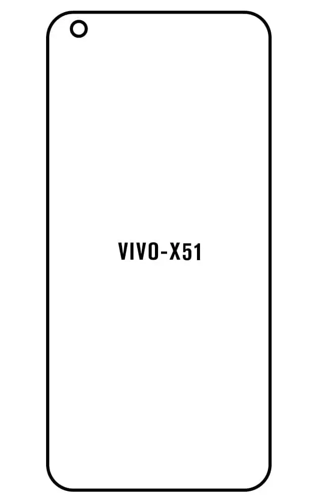 Vivo X51 5G Přední Hydrogel ochranná fólie