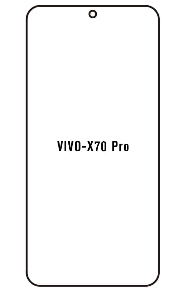 Vivo X70 Pro Přední Hydrogel ochranná fólie