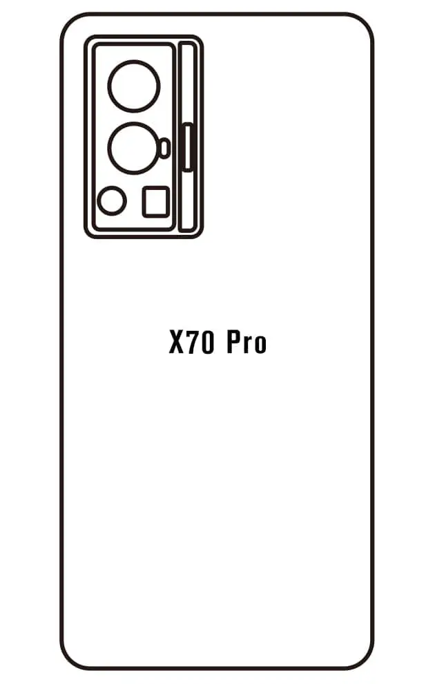 Vivo X70 Pro Zadní Hydrogel ochranná fólie