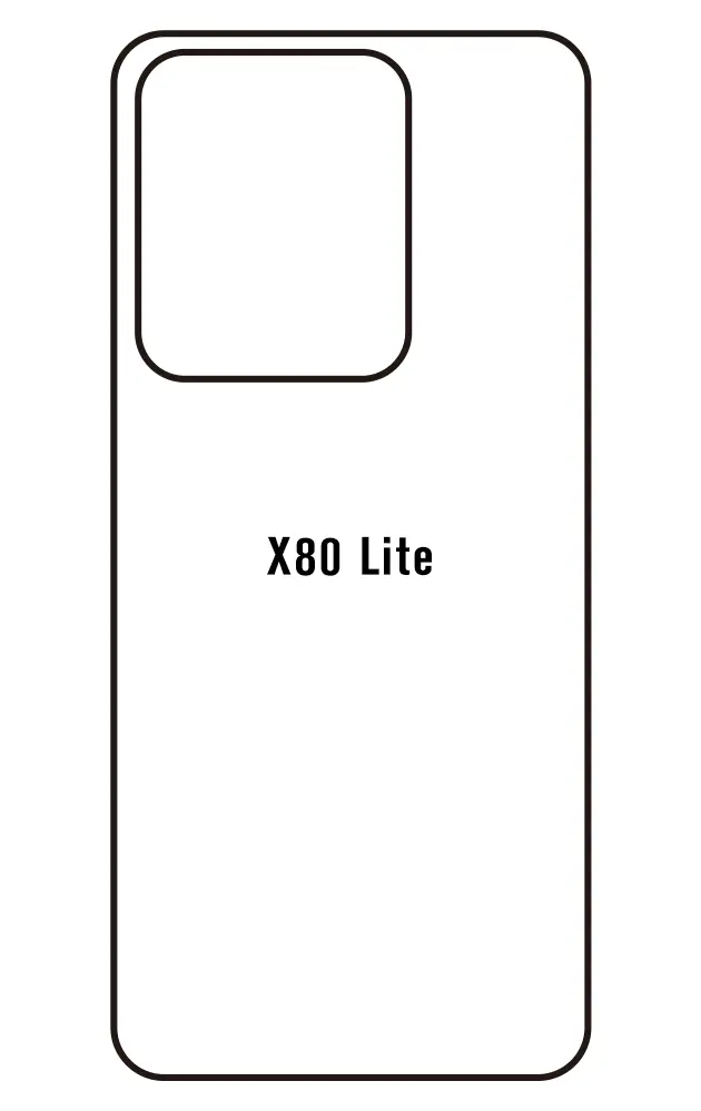 Vivo X80 Lite Zadní Hydrogel ochranná fólie