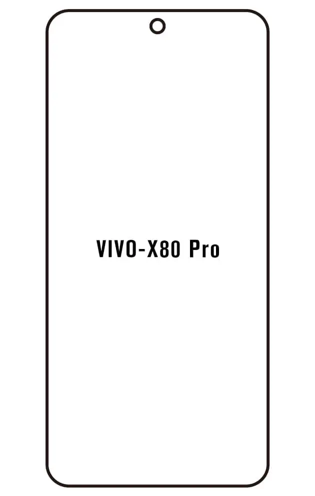 Vivo X80 Pro Přední Hydrogel ochranná fólie