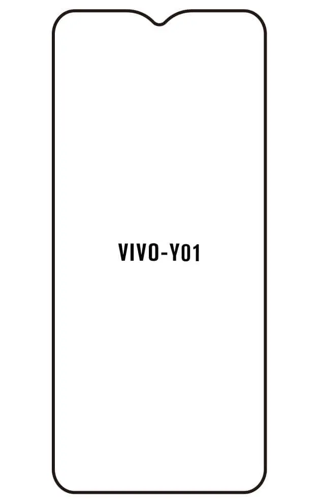 Vivo Y01 Přední Hydrogel ochranná fólie